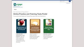 
                            6. Online Practice and Training Tests Portal - caaspp