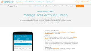 
                            1. Online Prepaid Account Center | Netspend Prepaid …