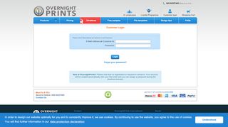 
                            5. Online printing services - print shop OvernightPrints UK