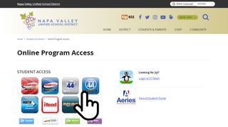 
                            2. Online Program Access - Napa Valley Unified School District