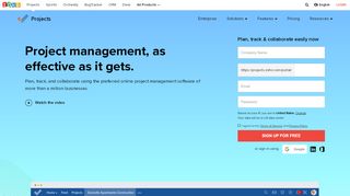 
                            8. Online Project Management Software & Tools | Zoho Projects