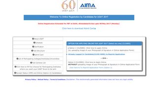 
                            4. Online Registration Form for UGAT - Admin Login Aima ...