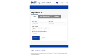 
                            4. Online Registration - My Client Space