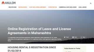 
                            8. Online Registration of Leave and License ... - Anulom Blog