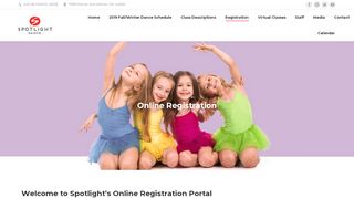 
                            4. Online Registration | Spotlight Dance Center