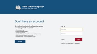 
                            1. Online Registry - Login - NSW Online Registry