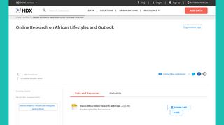 
                            5. Online Research on African Lifestyles and Outlook ...
