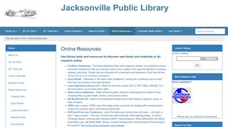 
                            9. Online Resources — Jacksonville Public Library