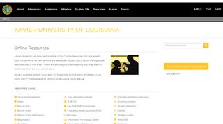 
                            5. Online Resources - Xavier University of Louisiana