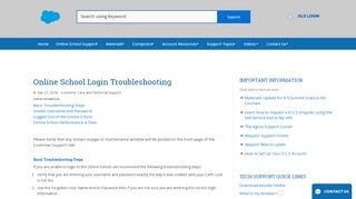 
                            4. Online School Login Troubleshooting - K12 Customer Support