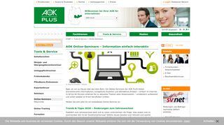 
                            6. Online-Seminare | AOK - Service für Unternehmen