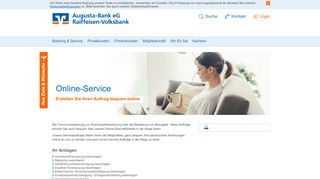 
                            5. Online-Service - Augusta-Bank eG Raiffeisen-Volksbank