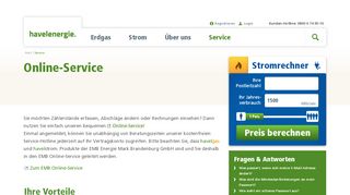 
                            3. Online Service - EMB - Ihr Energiepartner