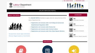 
                            5. Online Service Portal of Labour Department