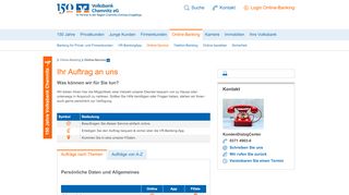 
                            8. Online-Service - Volksbank Chemnitz eG