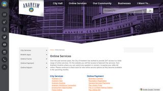 
                            6. Online Services | Anaheim, CA - Official Website - Anaheim.net