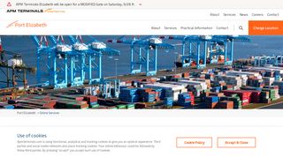 
                            4. Online Services - APM Terminals