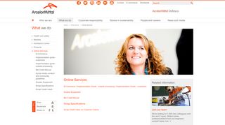 
                            8. Online Services :: ArcelorMittal Dofasco