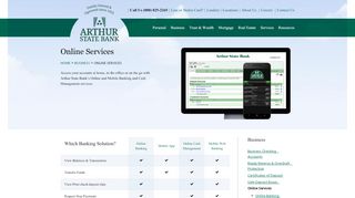 
                            7. Online Services - Arthur State Bank