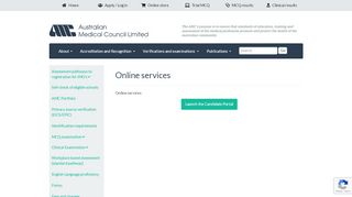 
                            2. Online services - Australian Medical Council