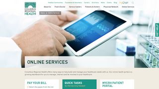 
                            1. Online Services | Columbus Regional Health