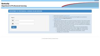 
                            9. Online Services - Department of Professional Licensing
