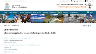 
                            9. Online Services | District Leh-Ladakh, Government of Jammu and ...