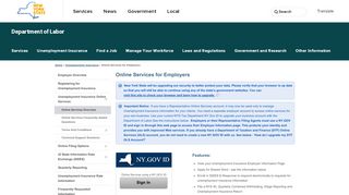 
                            7. Online Services for Employers - labor.ny.gov