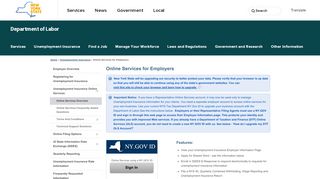 
                            3. Online Services for Employers - New York State Department of Labor