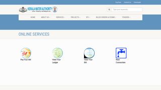 
                            4. Online Services - Kerala Water Authority