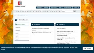
                            2. Online Services - Knowsley Council