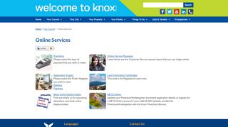 
                            1. Online Services - Knox City Council