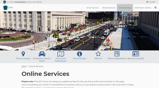 
                            4. Online Services - Pa. DMV - PA.gov