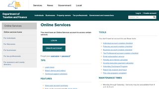 
                            9. Online Services - tax.ny.gov