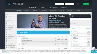 
                            5. Online Sports Betting: Best Odds - Free £40 Bet! | BetVictor