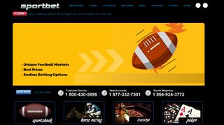 
                            9. Online Sportsbook, Casino, Racebook and Poker ...