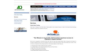 
                            8. Online Stock Trading - AKD Securities