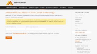 
                            1. Online Student Login - AwesomeMath