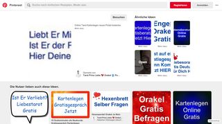 
                            3. Online Tarot Kartenlegen neues Portal kostenlos - Pinterest