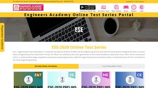 
                            9. Online Test Series for ESE/IES 2018 in ME, EE, CE and E&T ...