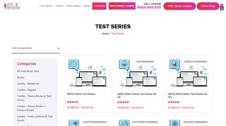 
                            5. Online Test Series for GATE Examination