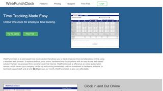 
                            9. Online Time Clock Software | Web Punch Clock …