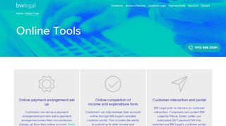 
                            4. Online Tools - BW Legal : BW Legal