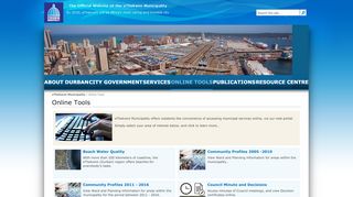 
                            3. Online Tools - The Official Website of the eThekwini ...