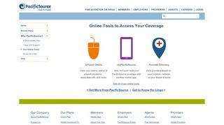 
                            9. Online Tools to Access Your Coverage - PacificSource
