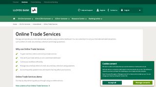 
                            2. Online Trade Services | International | Business ... - Lloyds Bank