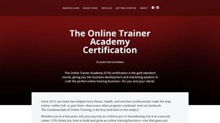 
                            2. Online Trainer Academy Certification | The PTDC