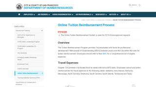 
                            11. Online Tuition Reimbursement Process - sfdhr.org