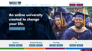 
                            1. Online University- Western Governors University - …