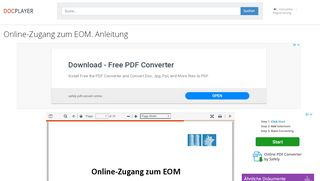 
                            9. Online-Zugang zum EOM. Anleitung - PDF - docplayer.org